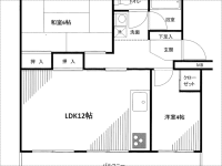 物件画像 東高森団地2号棟 間取図